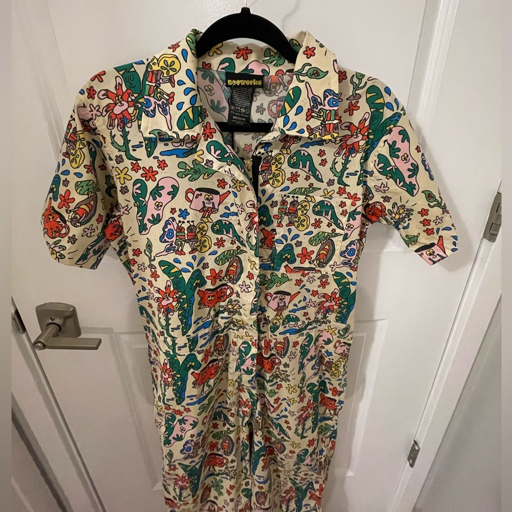 NOOWORKS Coveralls In  Bug Out, Size Medium, New With Tags